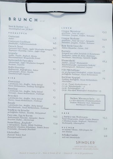 Menu Spindler - 9