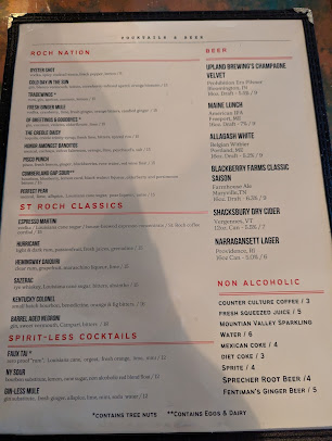 Menu St. Roch Fine Oysters + Bar - 7