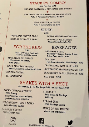 Menu Stack 571 Burger And Whiskey Bar Kirkland - 1