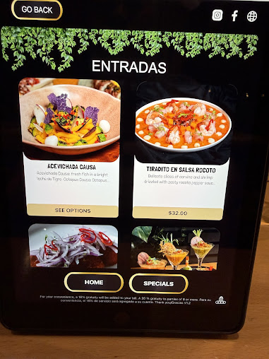 Menu Stancia Peruvian Fusion Restaurant - 8