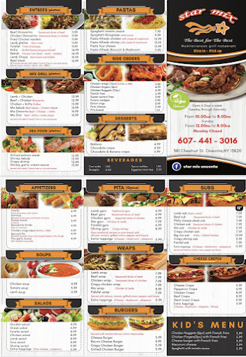 Menu Star Mix Grill Restaurant - 2