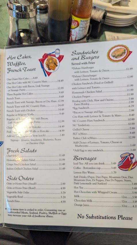 Menu State Farmers Market Restaurant - 16