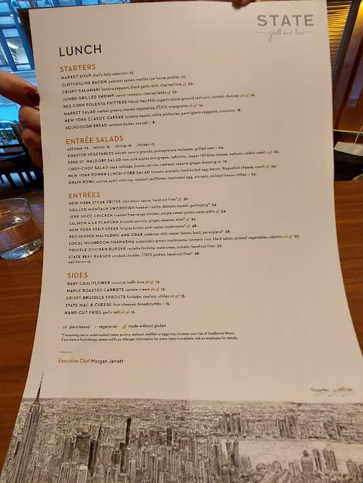 Menu State Grill And Bar - 4