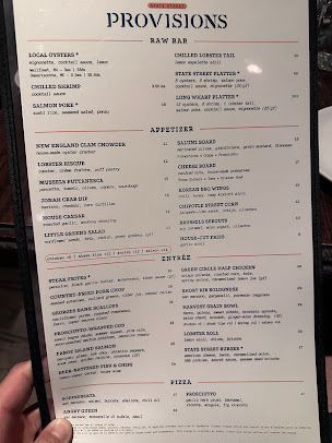 Menu State Street Provisions - 2