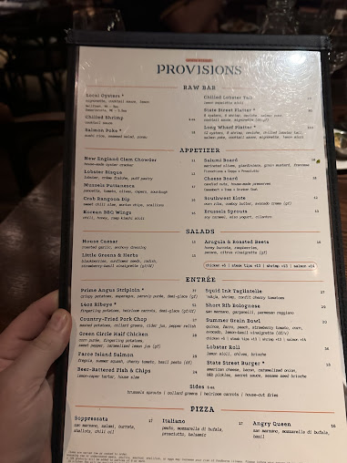 Menu State Street Provisions - 4