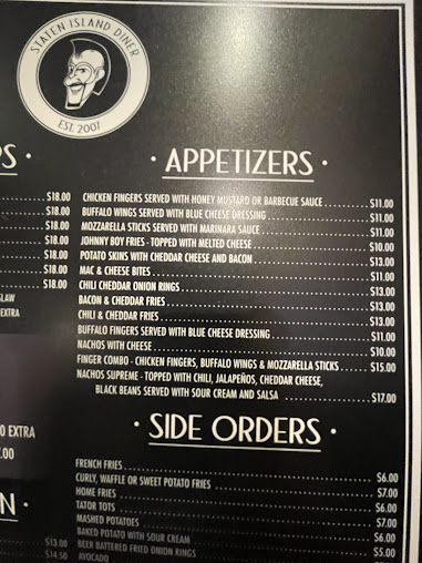 Menu Staten Island Diner - 7