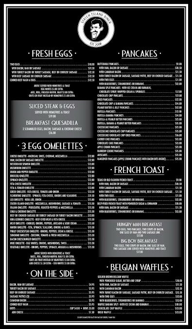 Menu Staten Island Diner - 9