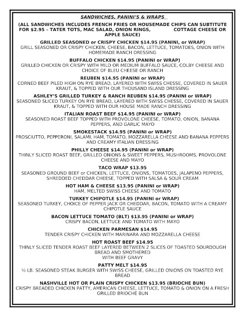 Menu Station 26 Restaurant And Pub - 1