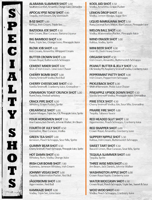 Menu Stevos Bar Grill Banquet Facility - 2