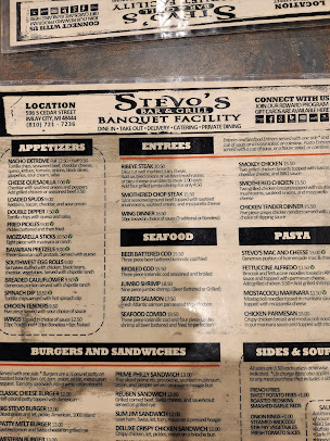 Menu Stevos Bar Grill Banquet Facility - 6