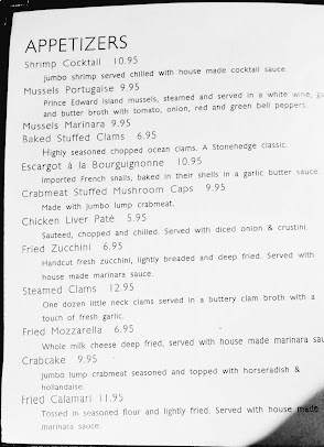 Menu Stonehedge Restaurant - 3