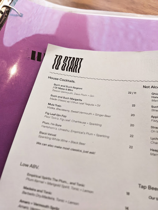 Menu Such And Such - 3