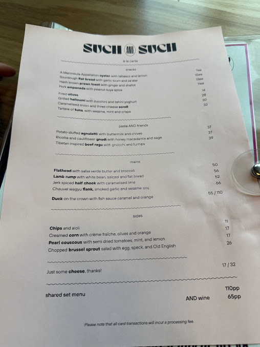 Menu Such And Such - 7