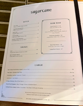 Menu Sugarcane Coogee - 1