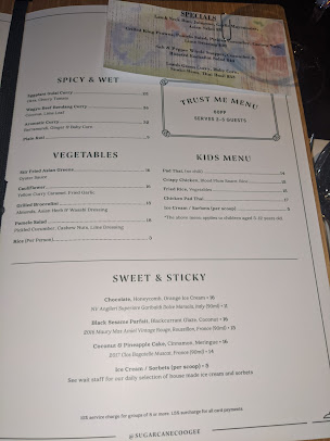 Menu Sugarcane Coogee - 2