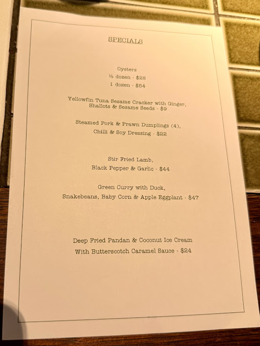 Menu Sugarcane Coogee - 3