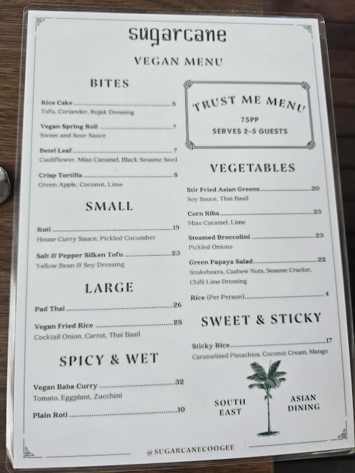 Menu Sugarcane Coogee - 5