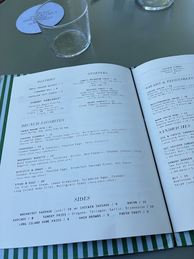 Menu Sunday In Brooklyn - 5