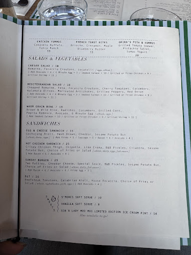 Menu Sunday In Brooklyn - 7