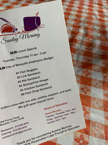 Menu Sunday Morning Catfish And More - 4