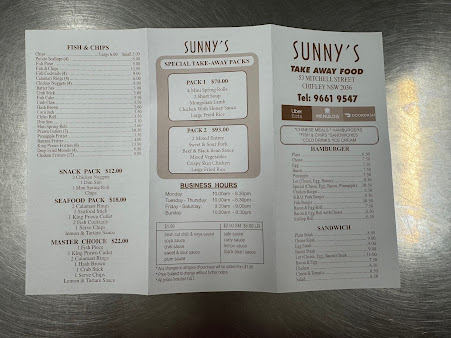 Menu Sunny's Takeaway - 7