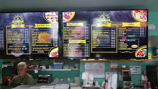 Menu Sunrise Bagel & Deli - 1