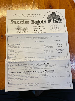 Menu Sunrise Bagel & Deli - 5