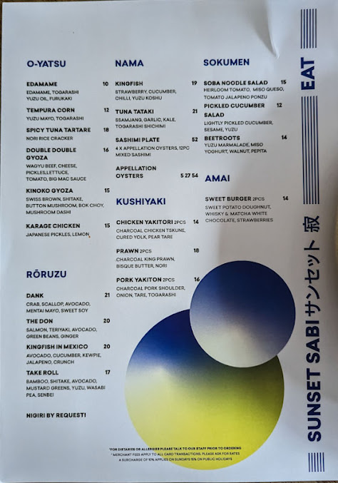 Menu Sunset Sabi - 8