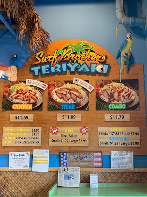 Menu Surf Brothers Teriyaki And Catering - 1
