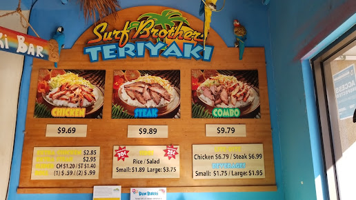 Menu Surf Brothers Teriyaki And Catering - 3
