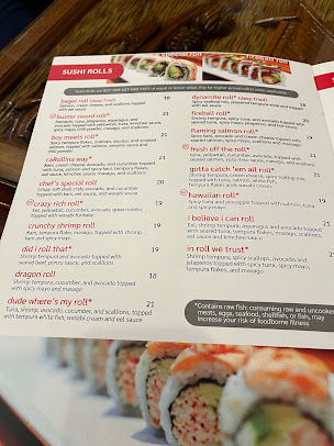 Menu Sushi-Thai Raleigh - 0
