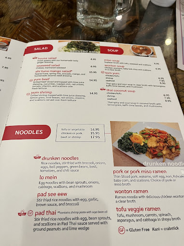 Menu Sushi-Thai Raleigh - 2