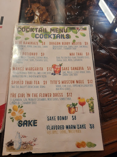 Menu Sushi-Thai Raleigh - 9