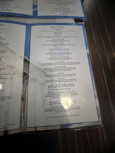 Menu Symeon's Greek Restaurant - 2