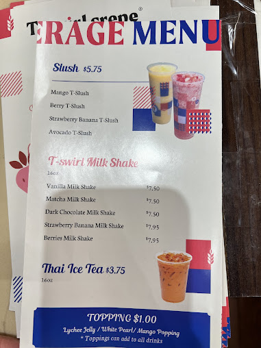 Menu T-Swirl Crepe - 5
