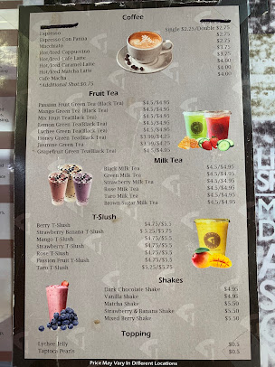 Menu T-Swirl Crepe - 7