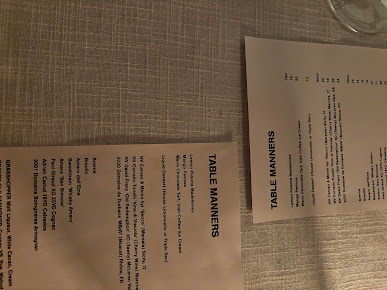 Menu Table Manners - 3