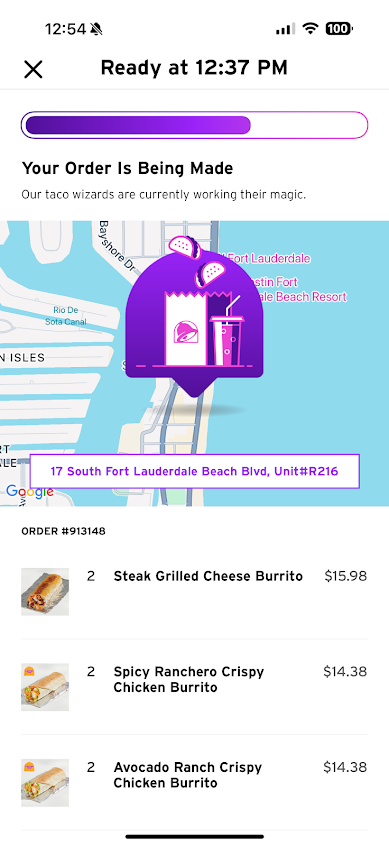 Menu Taco Bell Cantina Ft Lauderdale Beach - 4