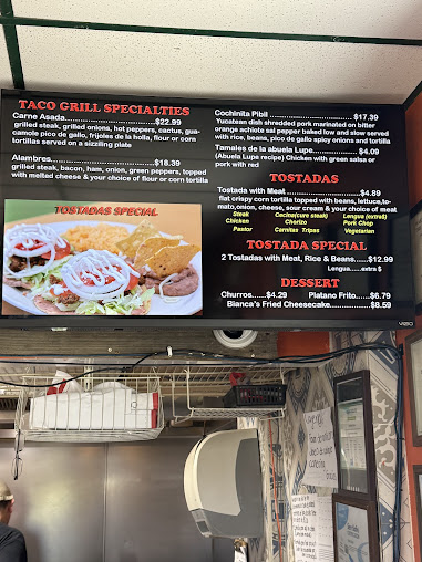 Menu Taco Grill And Salsa Bar - 2