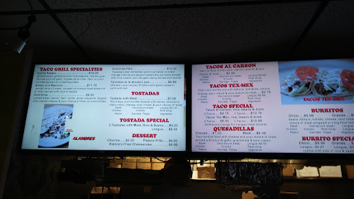 Menu Taco Grill And Salsa Bar - 4