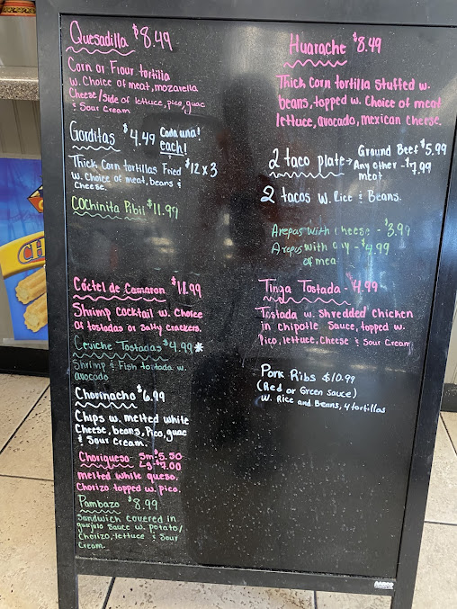 Menu Taco Jalisco Inside Nuvu Gas Station - 3