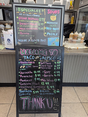 Menu Taco Jalisco Inside Nuvu Gas Station - 5