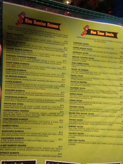 Menu Taco King San Luis Obispo - 1