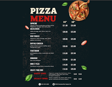 Menu Taco Miendo Bar, Grill, & Pizzeria - 1