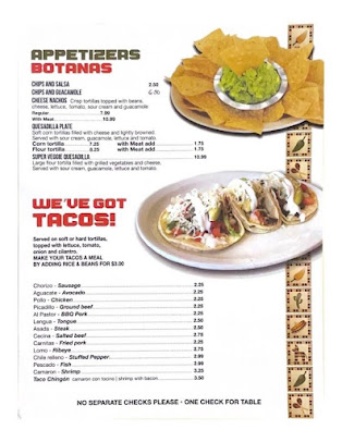 Menu Tacos El Norte In Round Lake Beach - 4