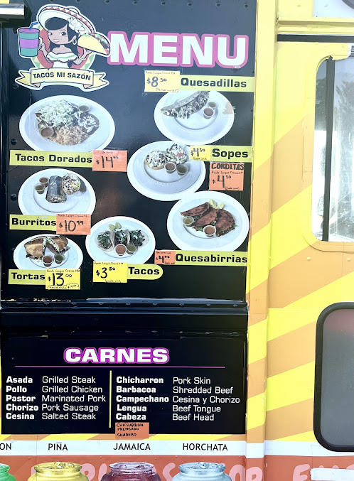 Menu Tacos Mi Sazon Picoso - 0