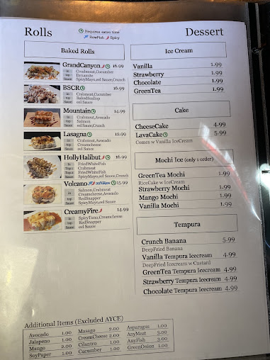 Menu Taizzi Sushi - Katy - 1