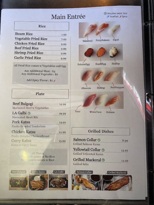 Menu Taizzi Sushi - Katy - 4