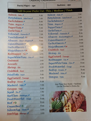 Menu Taizzi Sushi - Katy - 6