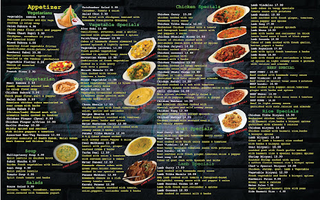 Menu Taj Mahal Halal Indian Restaurant - 5